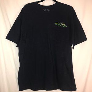 Men's Salt Life Navy Fish T-Shirt Size XL